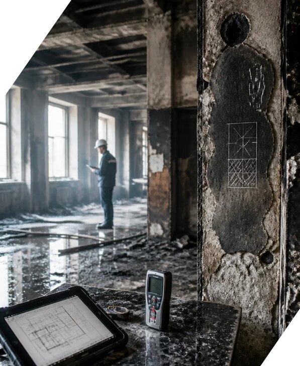 Обследование зданий после пожара в Фрязине от 15578 р. | ЭкспертизаРоссия