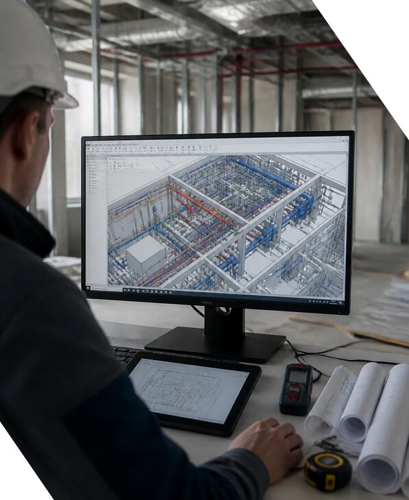 Создание BIM модели инженерных сетей для объектов в Фрязине